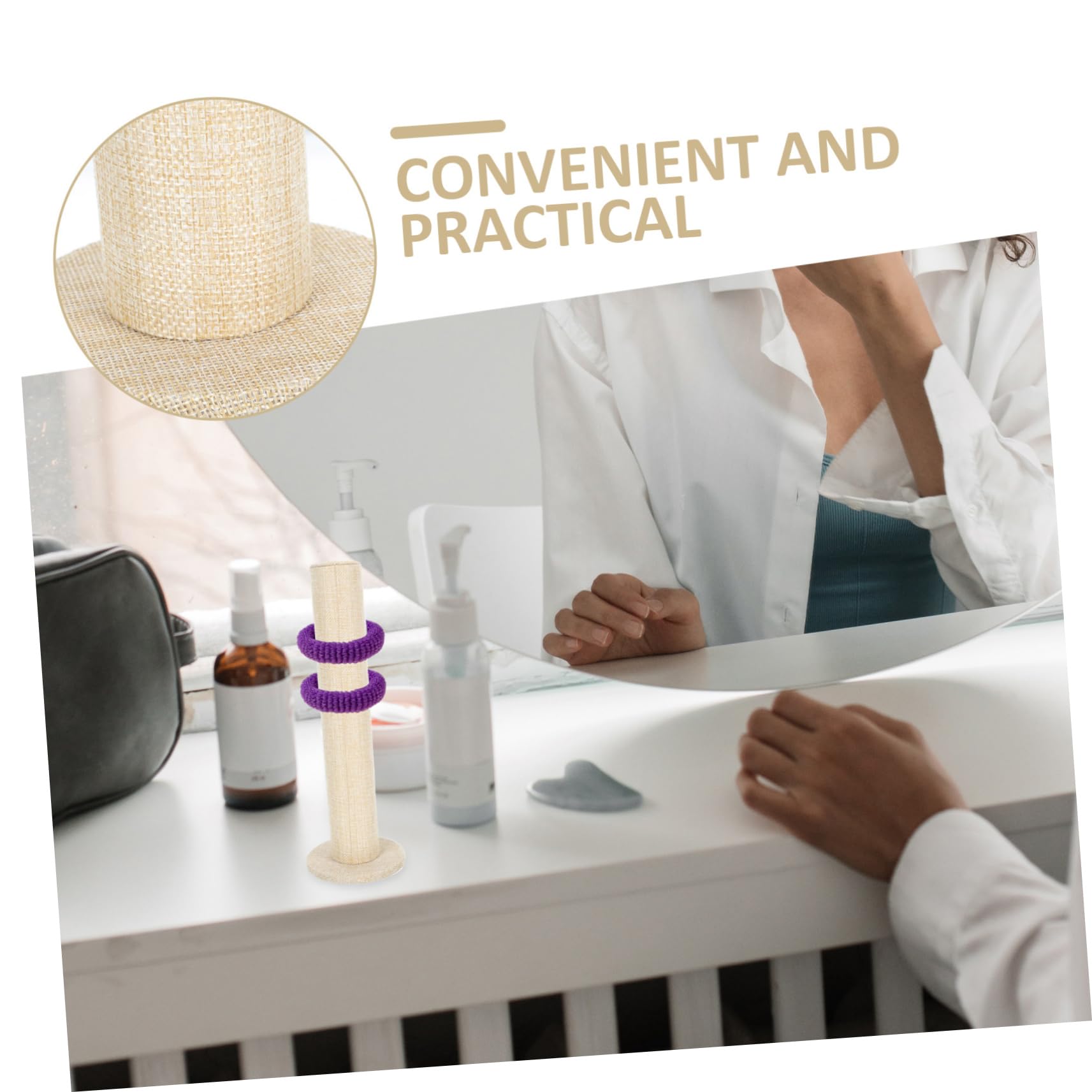 WRITWAA Haargummi Halter - Vertikaler Ständer Für Schmuck & Accessoires