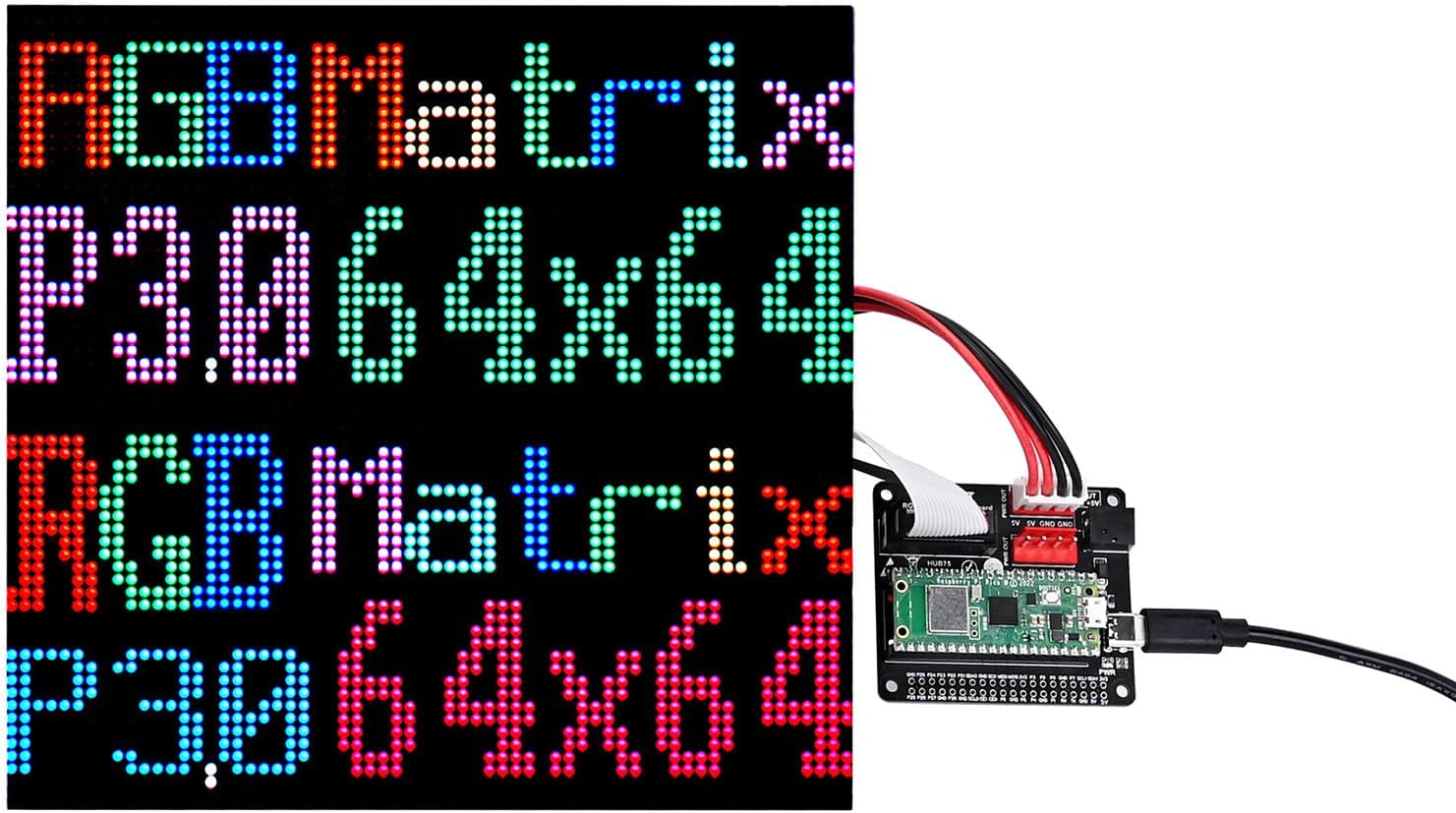 SEENGREAT RGB LED Matrix Display Kit for Raspberry Pi and Raspberry Pi ...