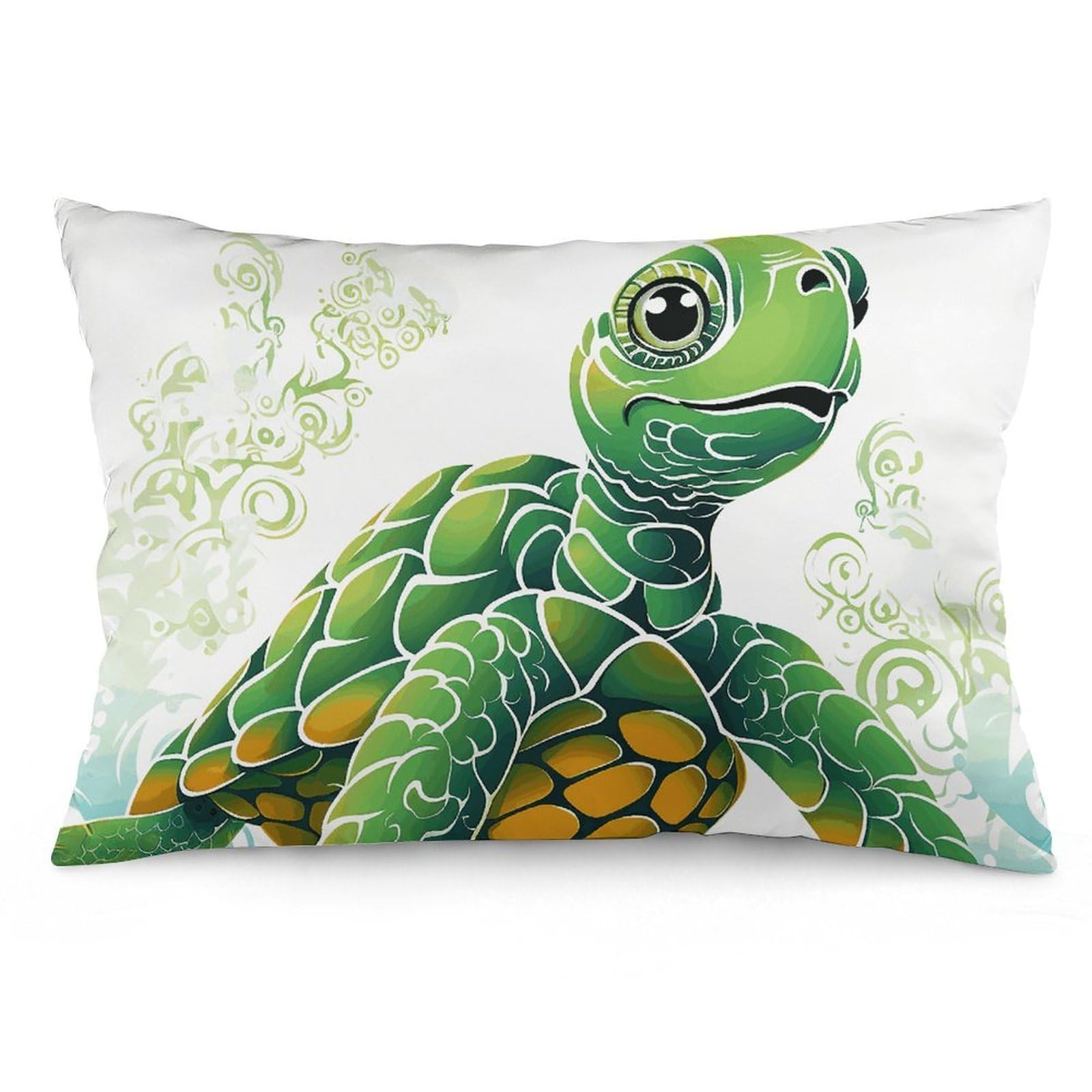 NTVOWPZO 2 Pack Decoration Throw Pillow Covers 16 "x24 Pillowcases Covers Cartoon Turtle Pattern Pillowcases Modern Farmhouse Home Decor Sofa Cushions Covers for Couch Bed Living Room