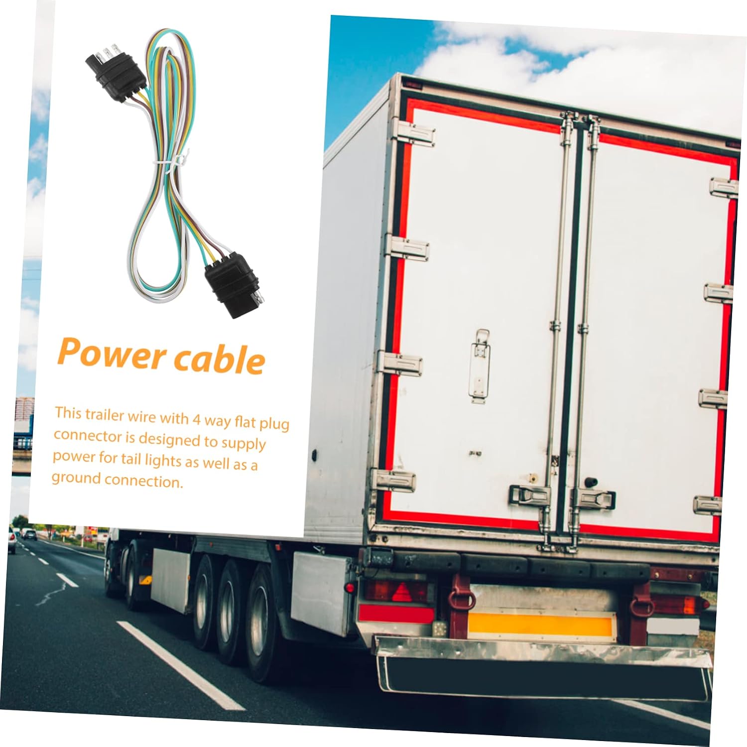 Trailer Wire Harness Pin Boat Trailer Electrical Wire Connectors Tail Light Harness
