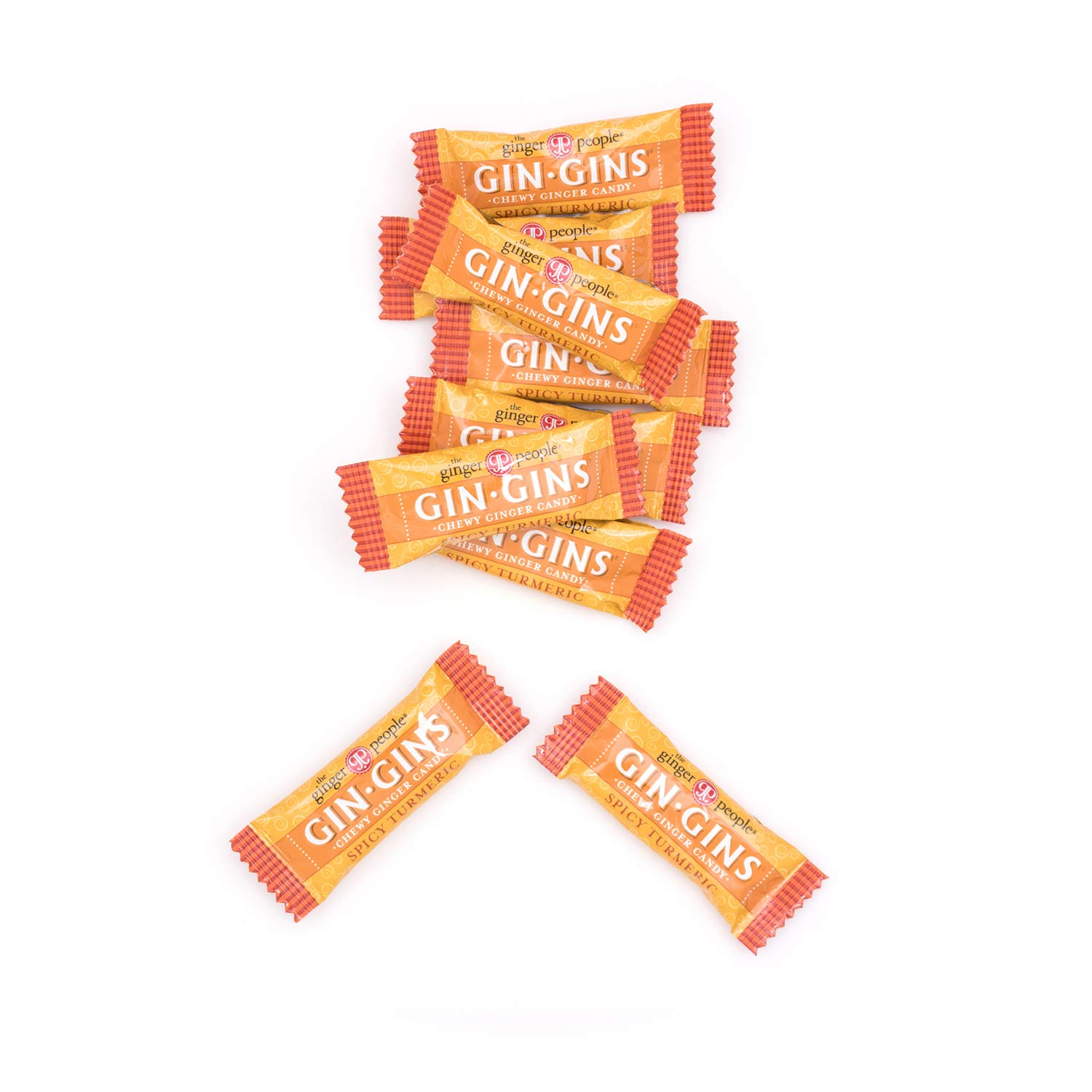 The Ginger People Gin Gins Spicy Turmeric Ginger Chews, Spicy Turmeric, 11 Lb
