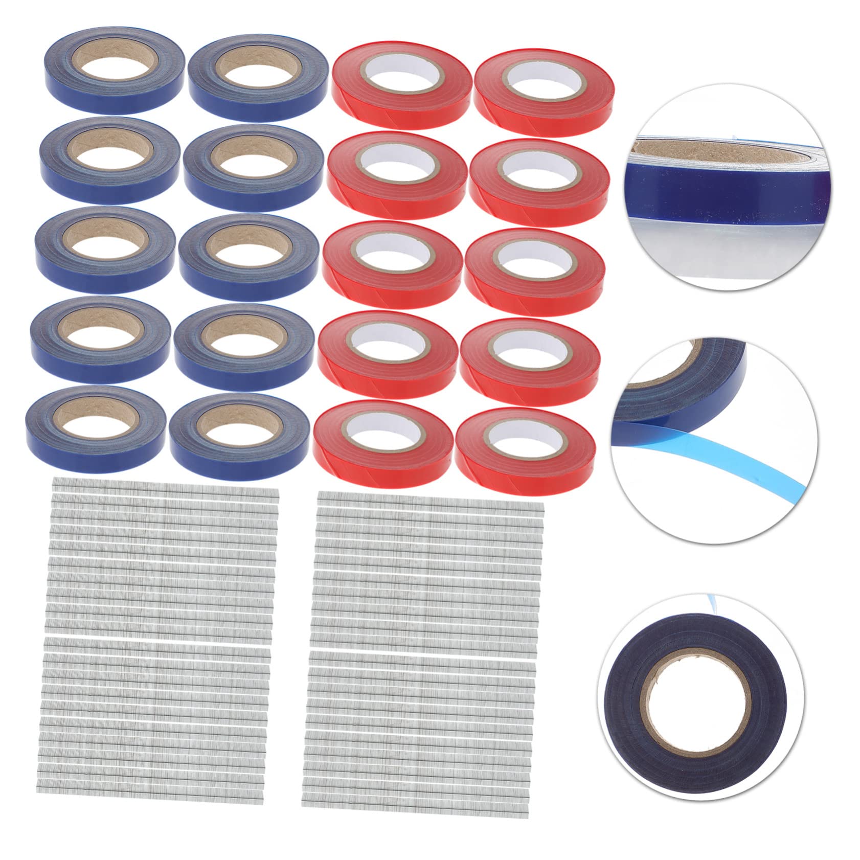 Abaodam Veredelungsband für Pflanzen 20 Rollen PVC Dehnbar zum Fixieren