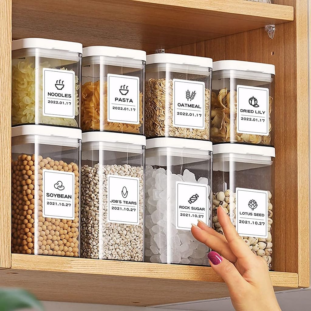 White Paper of 3 Rolls White 50x30mm Compatible for NIIMBOT B1 B21 B3S Label Maker Waterproof,Self-Adhesive Label Paper Office and Home Labeling Tape Replacement. - Image 4