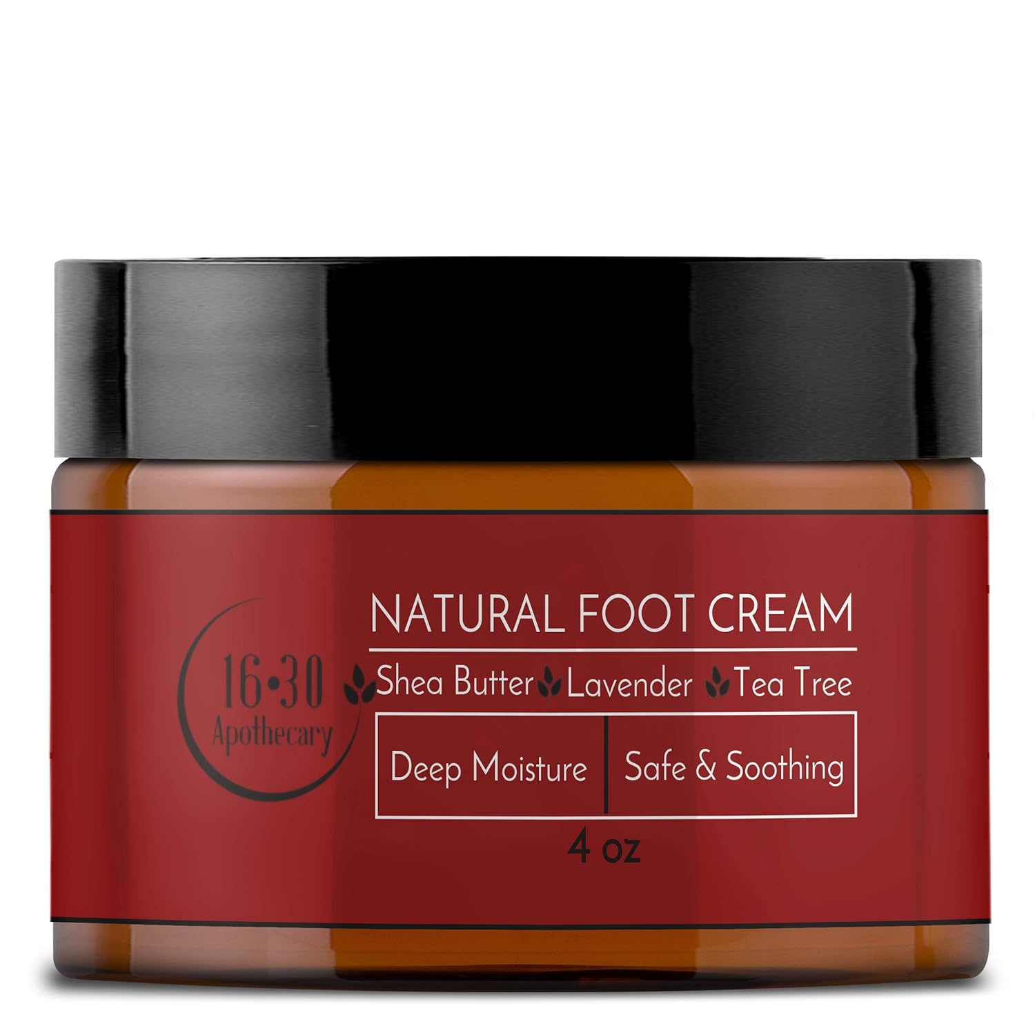 Natural Foot Cream For Dry Feet And Cracked Heels With