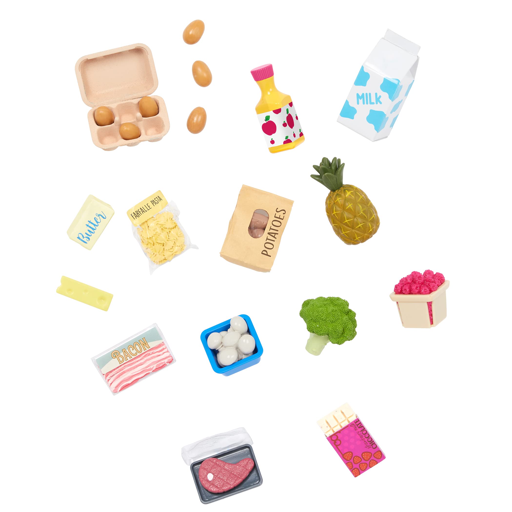 Our Generation - Cocina Dulce - Set de cocina - Jugar a la comida - Accesorios para muñecas de 46 cm - Jugar a simular - Juguete para niños a partir de 3 años