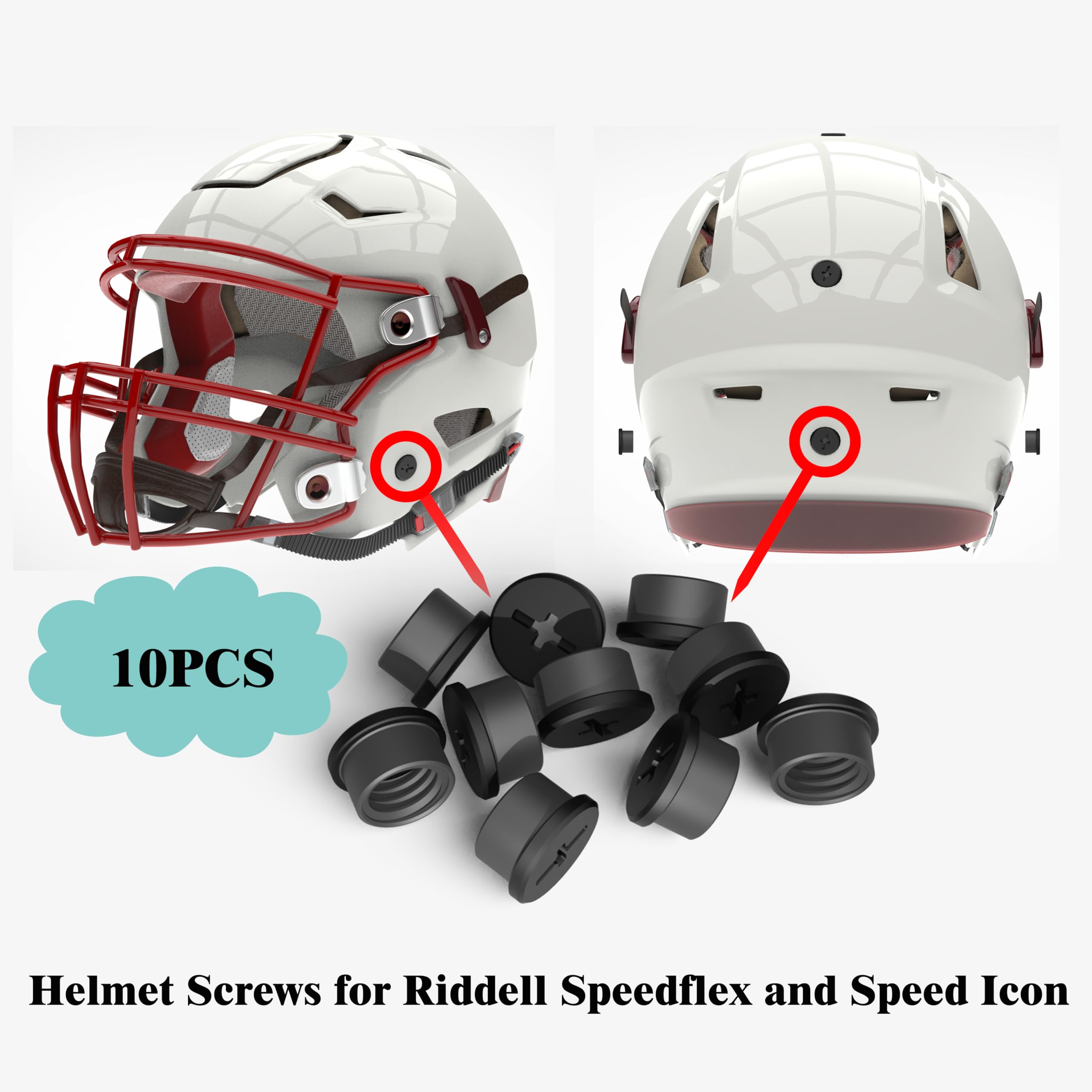 riddell speedflex helmet screws Amazon.com: 10Pcs Bladder Valve Screws for Riddell Speedflex & Speed Lcon  Helmet, Full Set of High Impact Resistant Valve Caps Replacement for  Football Helmets,Football Helmet Repair Kit : Automotive