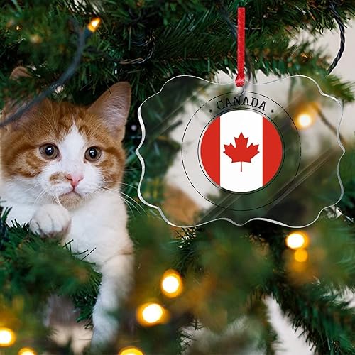 Vista 235 de Bandera de Curazao - Adorno para árbol de Navidad, bandera nacional, decoración de árbol de Navidad de Curazao, recuerdo acrílico, adorno colgante