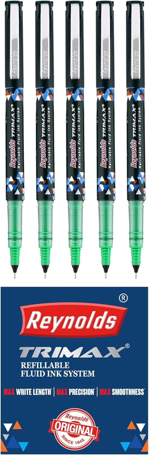 Ballpoint Pen Trimax Green Refill Reynolds TRIMAX GREEN COUNTI