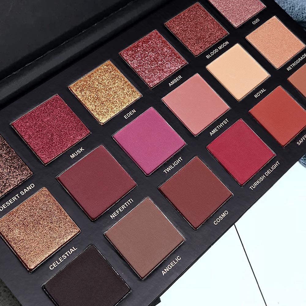 Miss Hot Rose Gold Eye shadow Palette (18 shades in 1 kit) with mirror Amazing Eye shadow