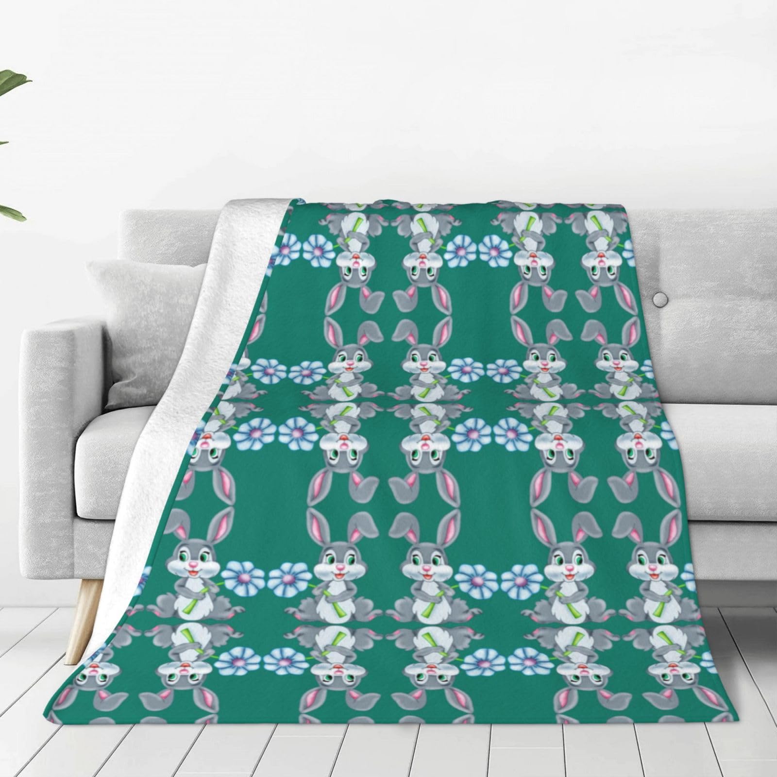 Couverture chaude de Pâques en flanelle pour le salon et lit