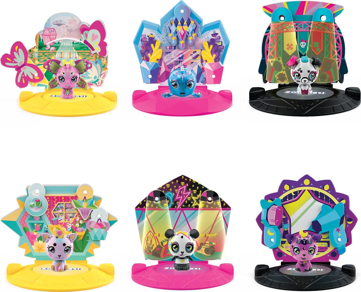 Zoobles, Kosmic Kitty Transforming Collectible Figure and Happitat Accessory, Kids Toys for Girls Aged 5 and above - Image 3