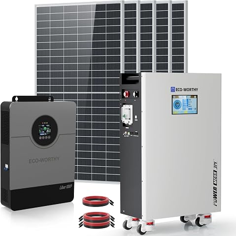 ECO WORTHY 10,000W Complete Off-Grid Solar Panel Kit for Home