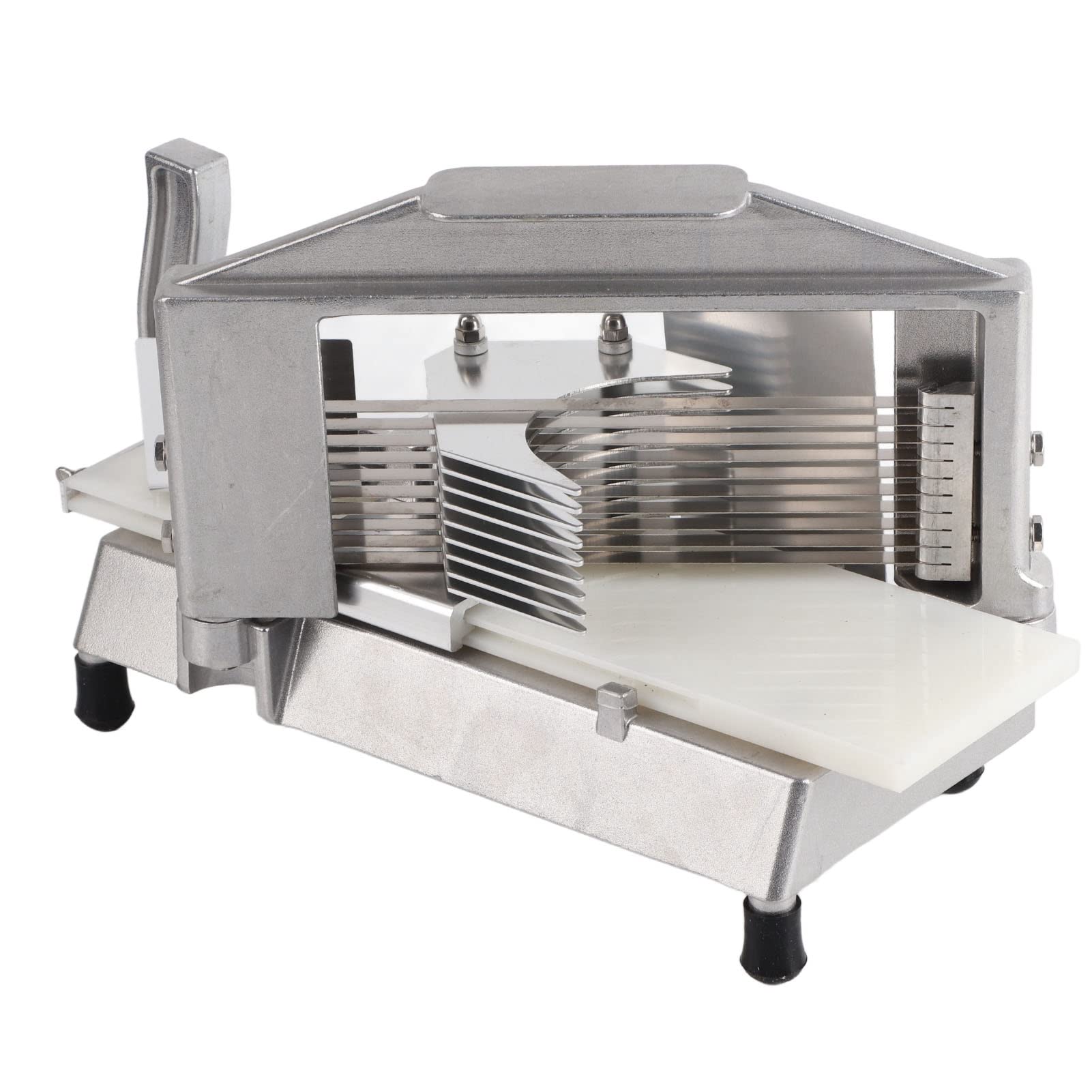 Cortador de Verduras Cortador de Rebanadas Manual de Alta Eficiencia Acero Inoxidable Ideal para Frutas y Verduras 1 Unidad (Grosor de la rebanada: 6,3 mm/0,25 pulgadas.)