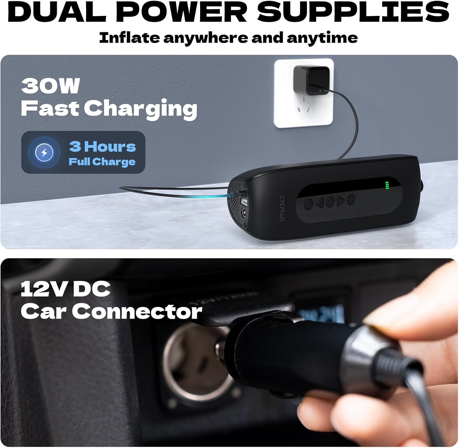 CYCPLUS AL2 Dual Power Supplies