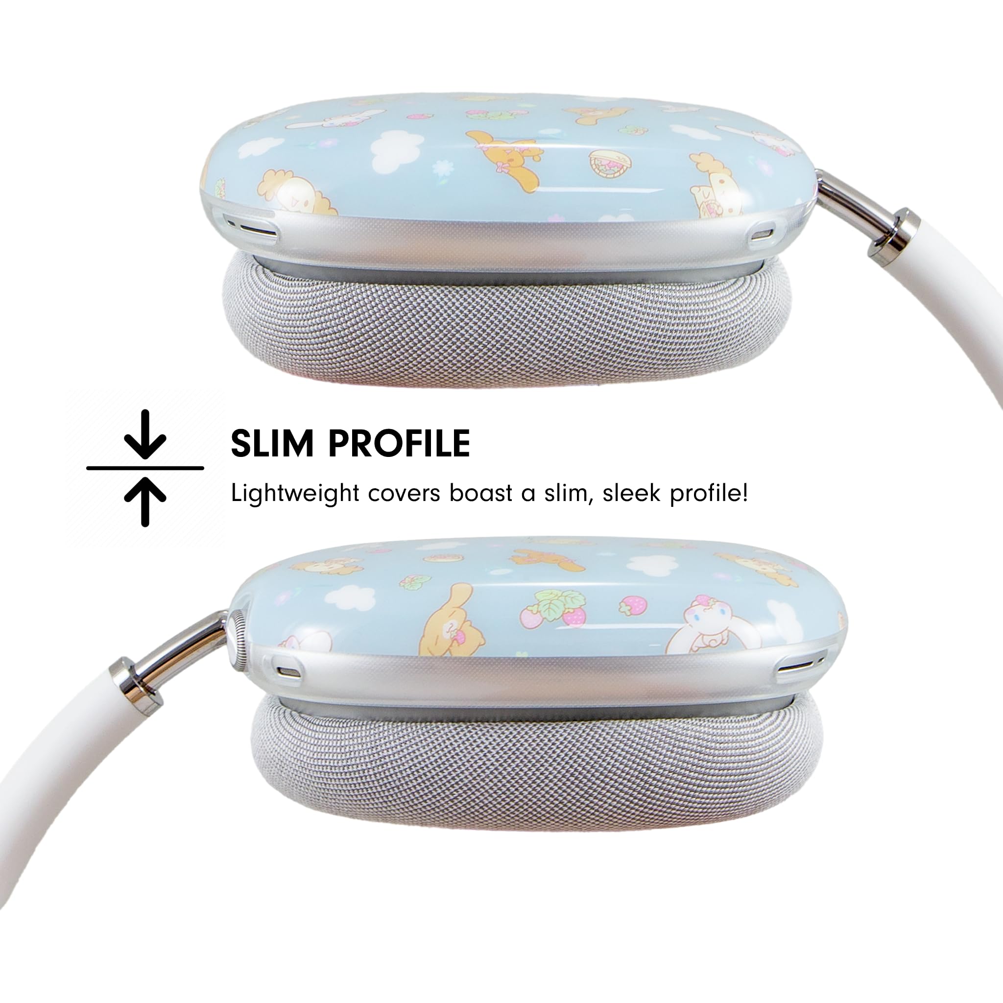 Sonix Sanrio - Custodia protettiva per cuffie AirPods Max, elegante guscio rigido in TPU, motivo: Cinna e moka