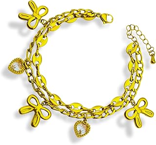 سوار للنساء والبنات من الفولاذ المقاوم للصدأ بتصميم أنيق يناسب مختلف مقاسات المعصم من آيسل جي إل