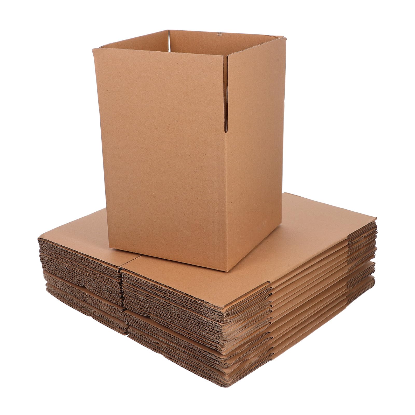 ULTECHNOVO Boîtes D'expédition Carrées en Papier Robuste Faciles à Assembler Lot de 15 pour Emballage et Cartons de Déménagement
