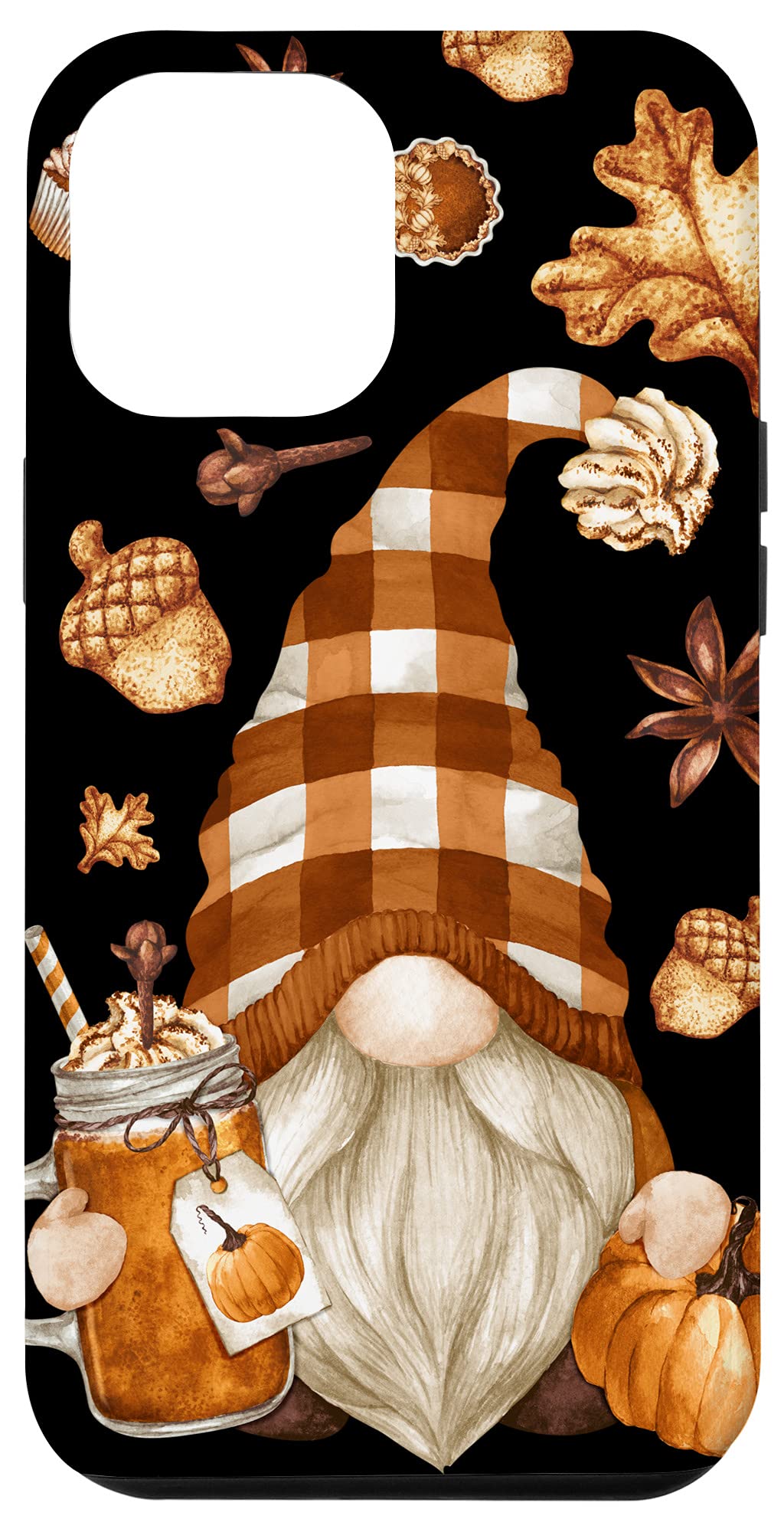 Amazon.com: Iphone 12 Pro Max Cute Thanksgiving Pattern For Autum Gnome  Love Pumpkin Spice Case : Cell Phones & Accessories