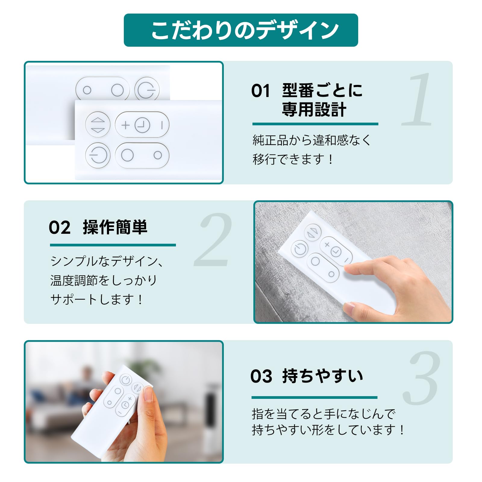 Amazon.co.jp: WHENFOR ファンリモコン ダイソン用のリモコン AM06