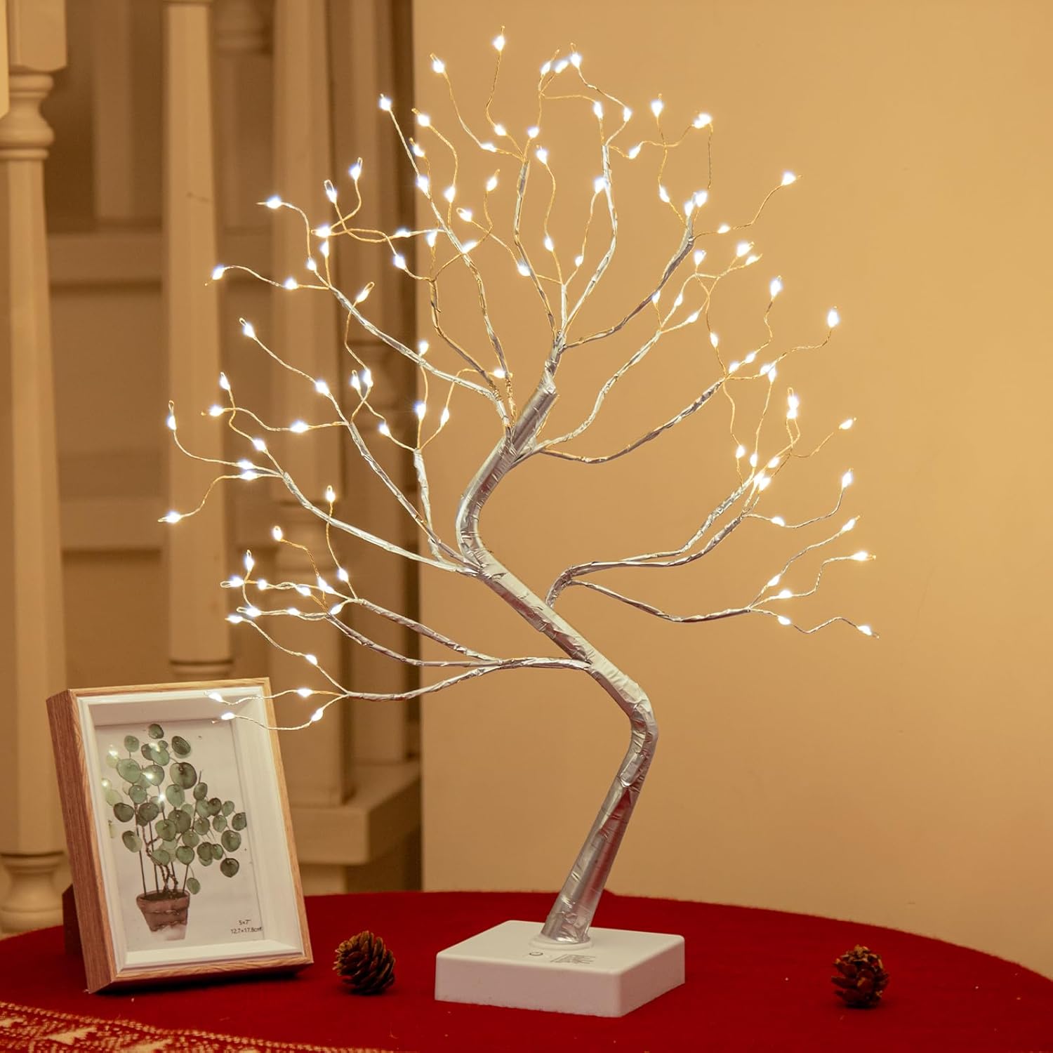 PEIDUO Fairy Light Tree, 108 LED Lighted Trees for Decoration Inside, Christmas Tree with 9 Modes & Timer, Fairy Light Spirit Tree for Home Indoor Christmas Decoration - Image 5