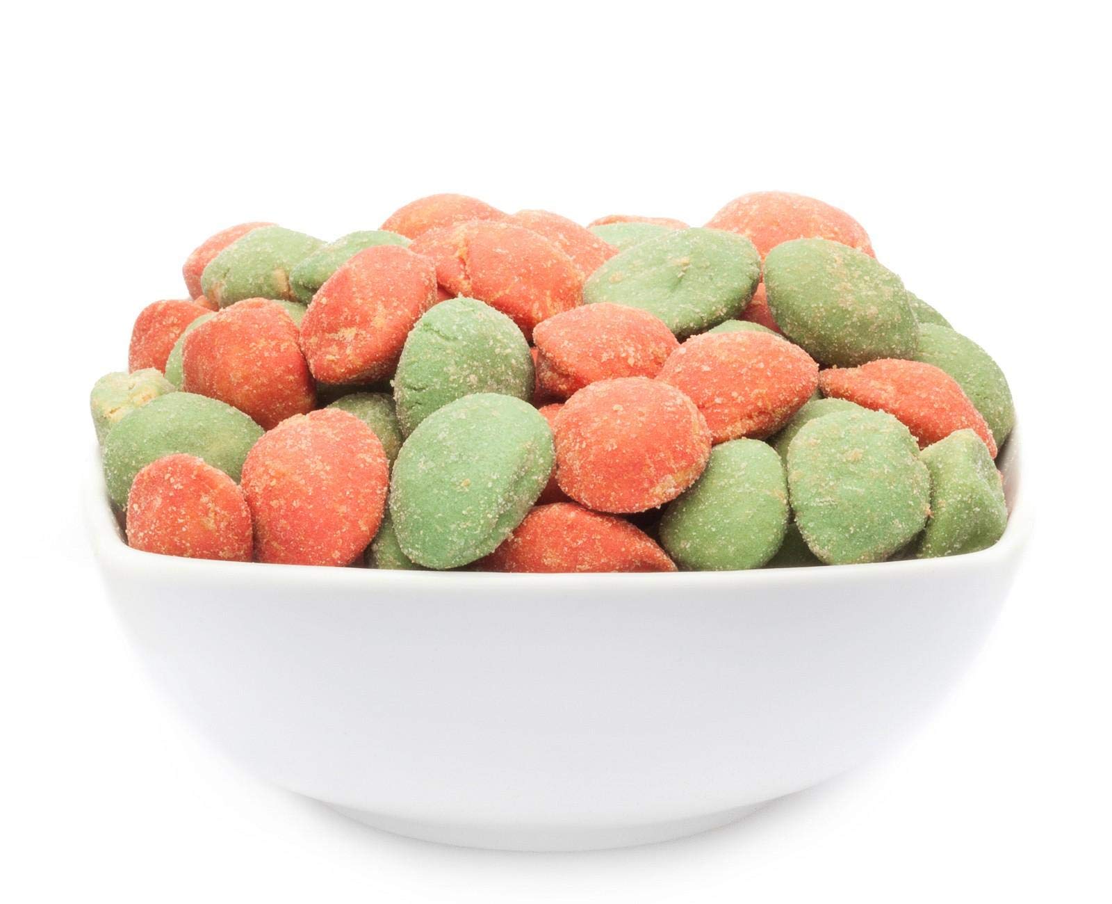 1 x 2.5kg Wasabi Erdnuss Ampel Mischung scharf vegetarisch Party Snack Rot und Grün