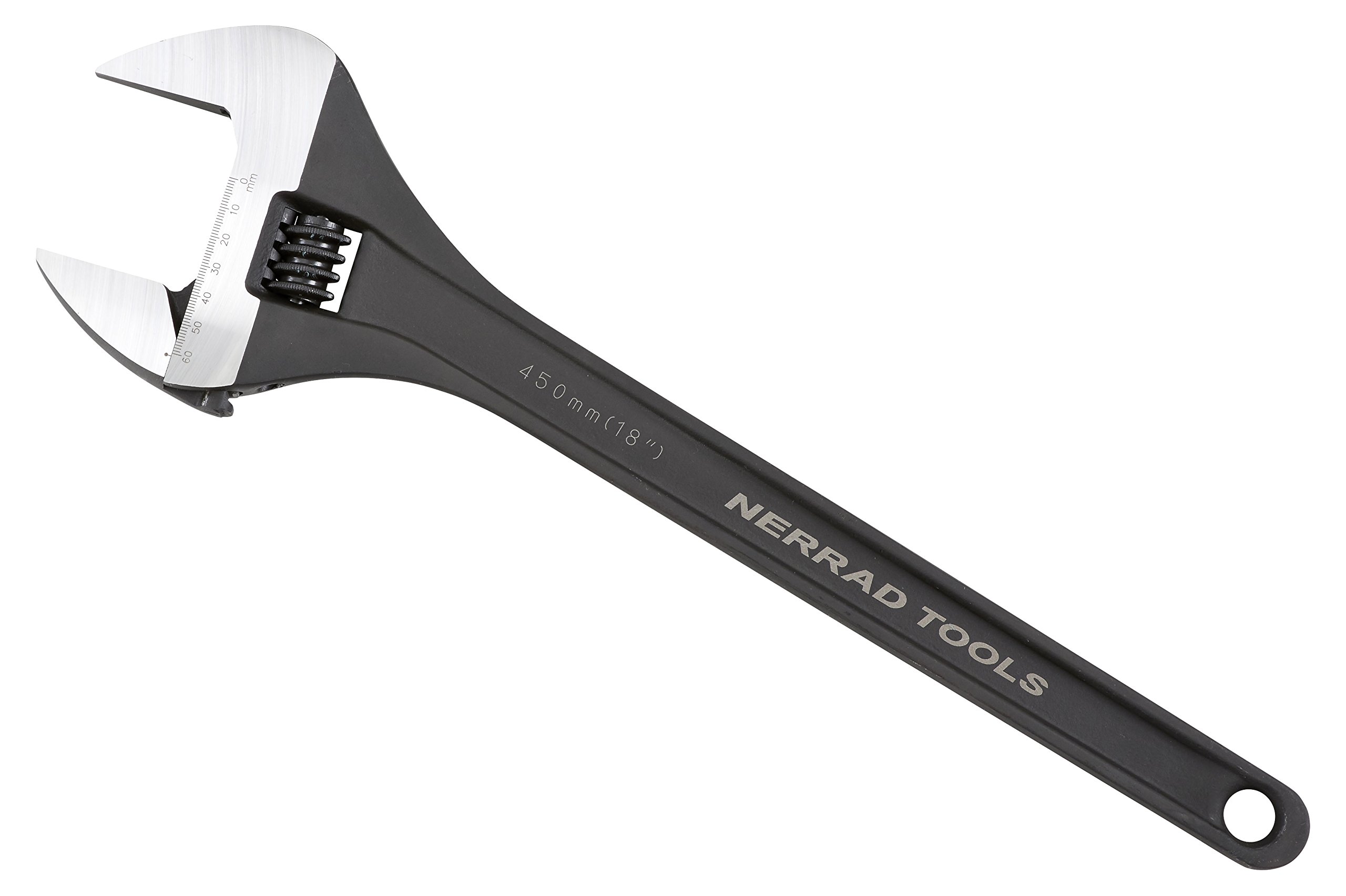 Nerrad Black Tools Nthdw18 Heavy Duty Adjustable Wrench, 18-Inch