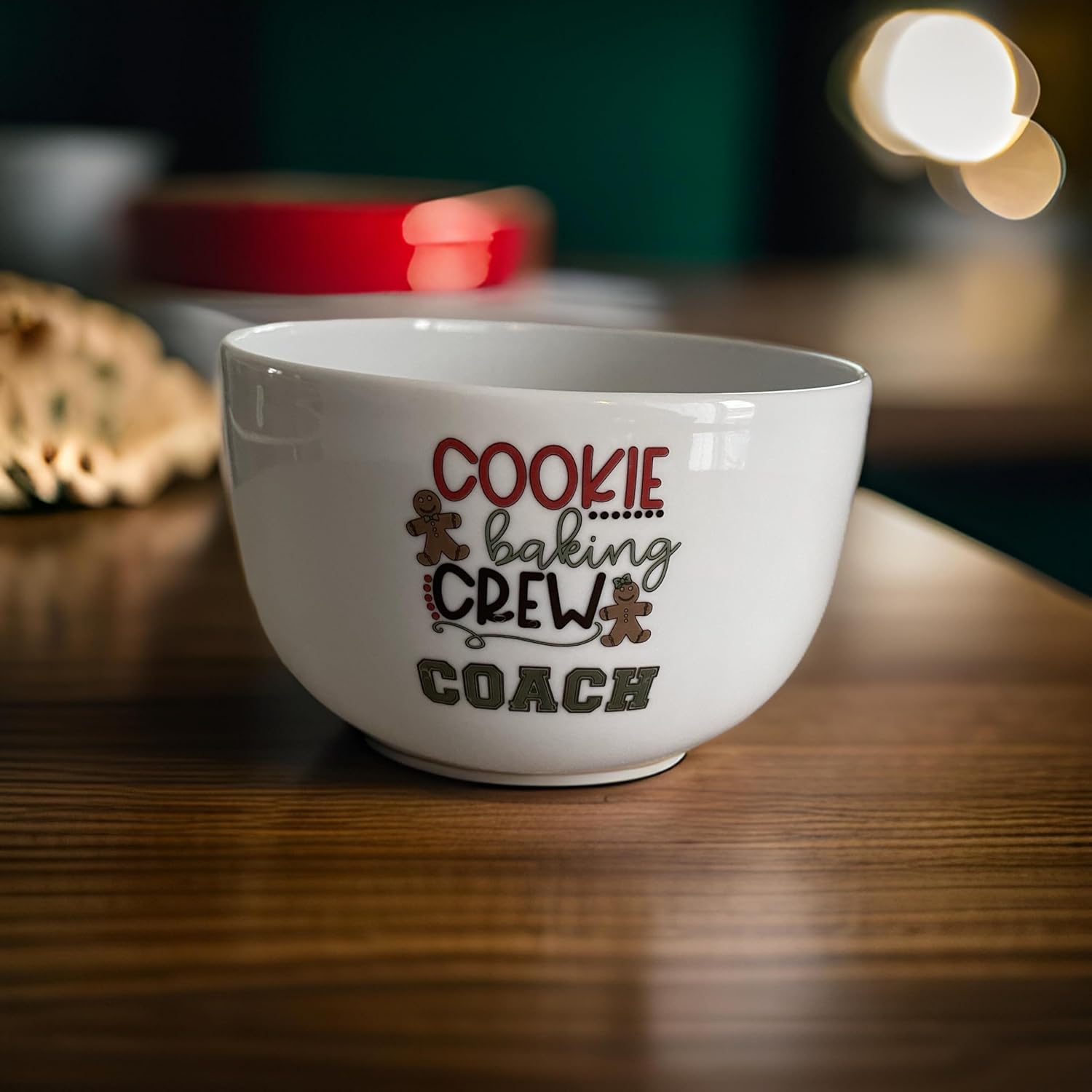 Personalized mixing bowl, handwritten large bowl, popcorn bowl, customized recipe mixing bowl, handwritten, 3.5 quarts