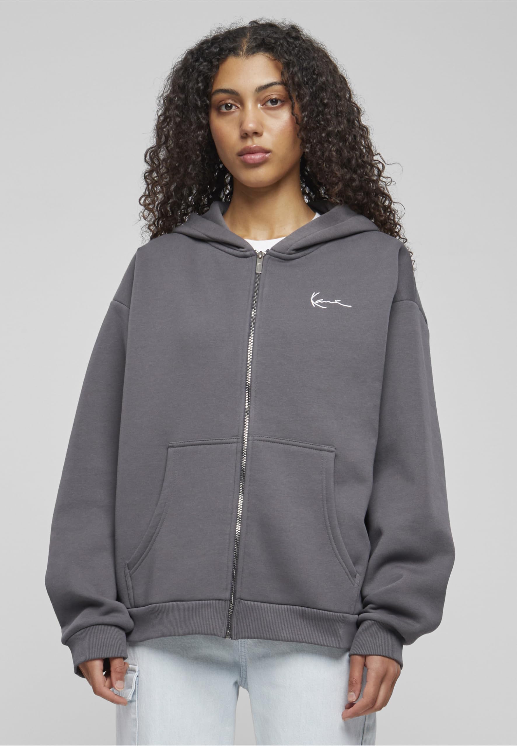 Karl Kani Herren KM-ZH011-012-07 KK Chest Signature Essential Zip Hoodie