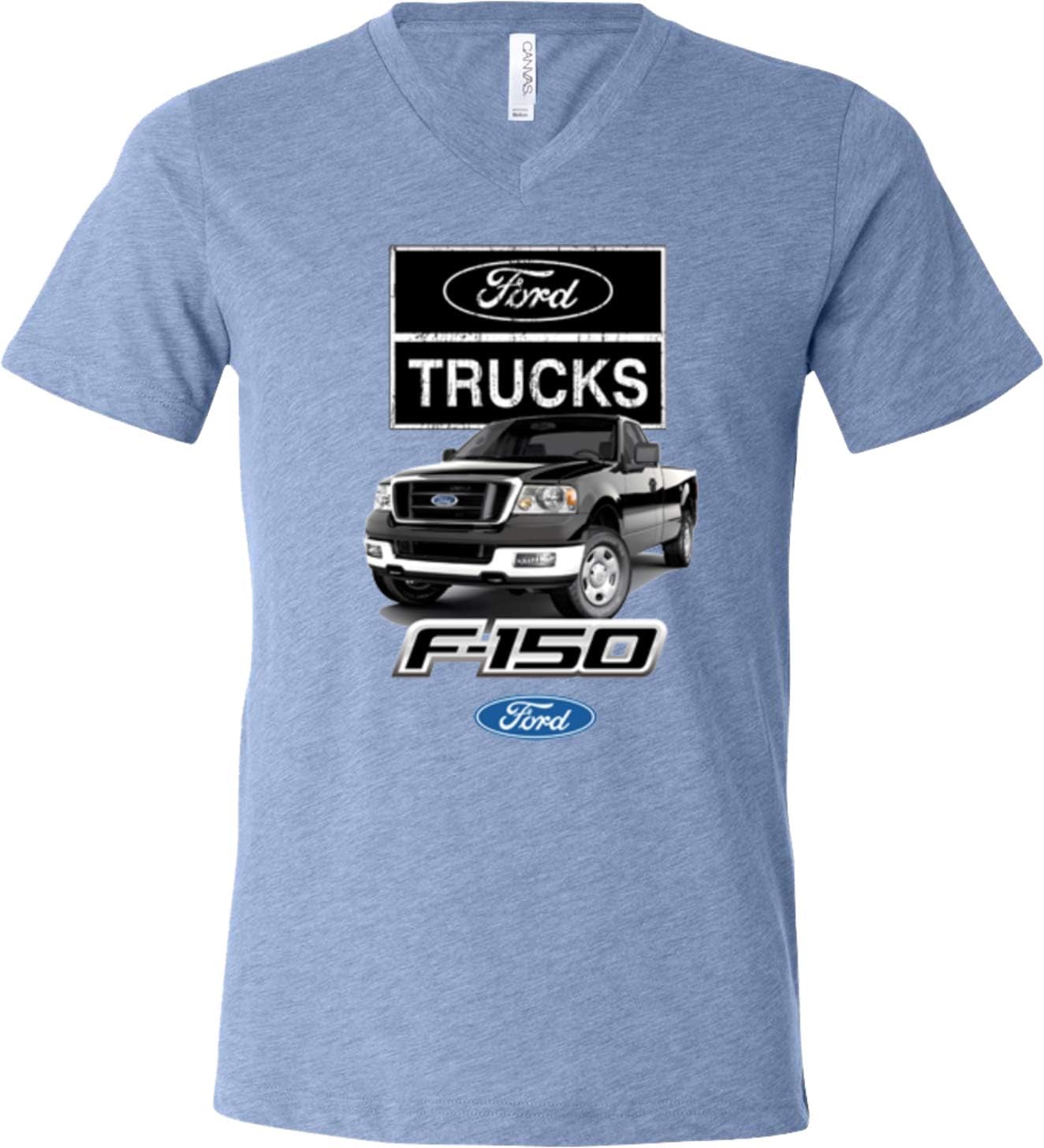 Ford Truck T-Shirt F-150 Tri Blend V-Neck
