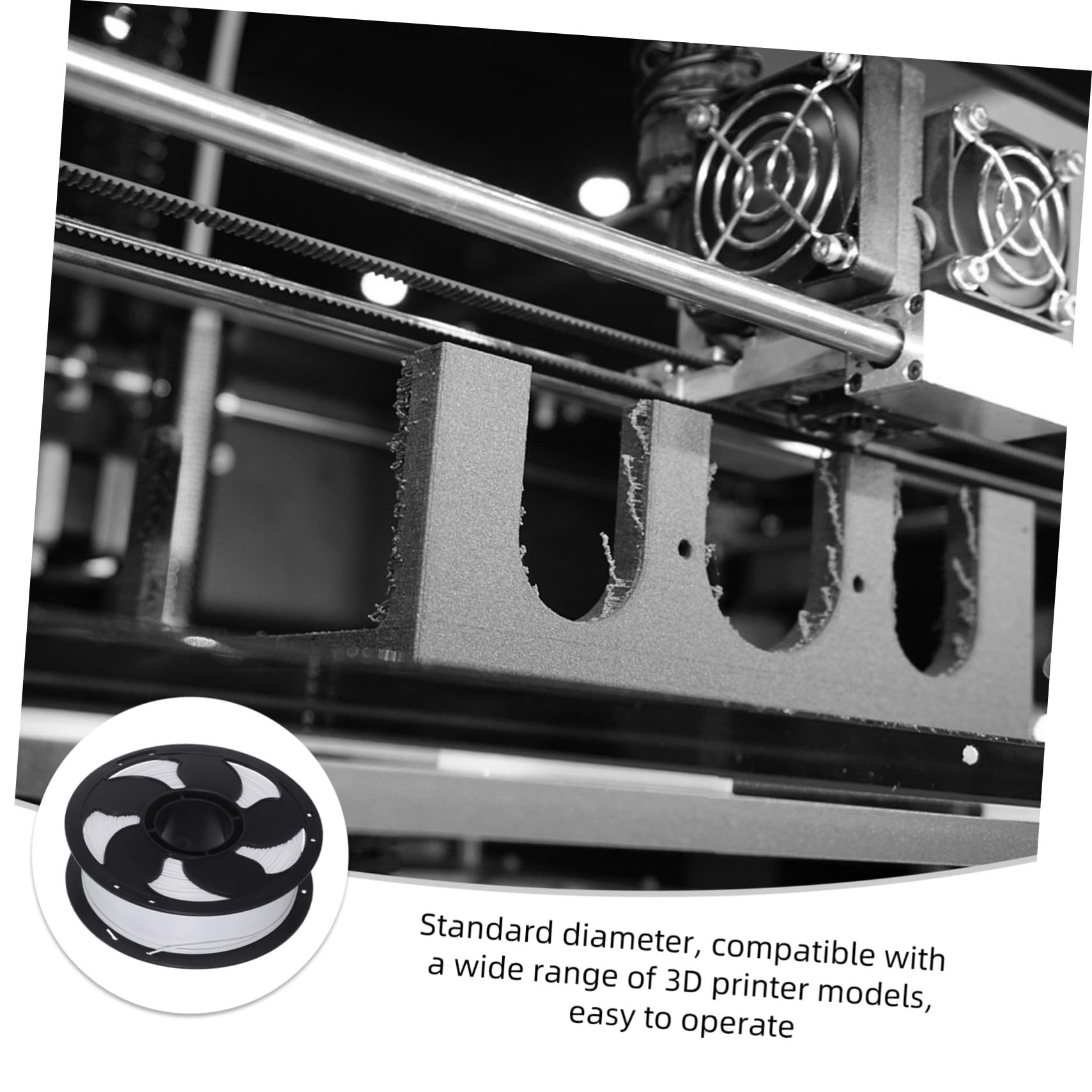 Petg Filamentspule 1kg Rolle Schwarz 1, 75mm für 3d-drucker