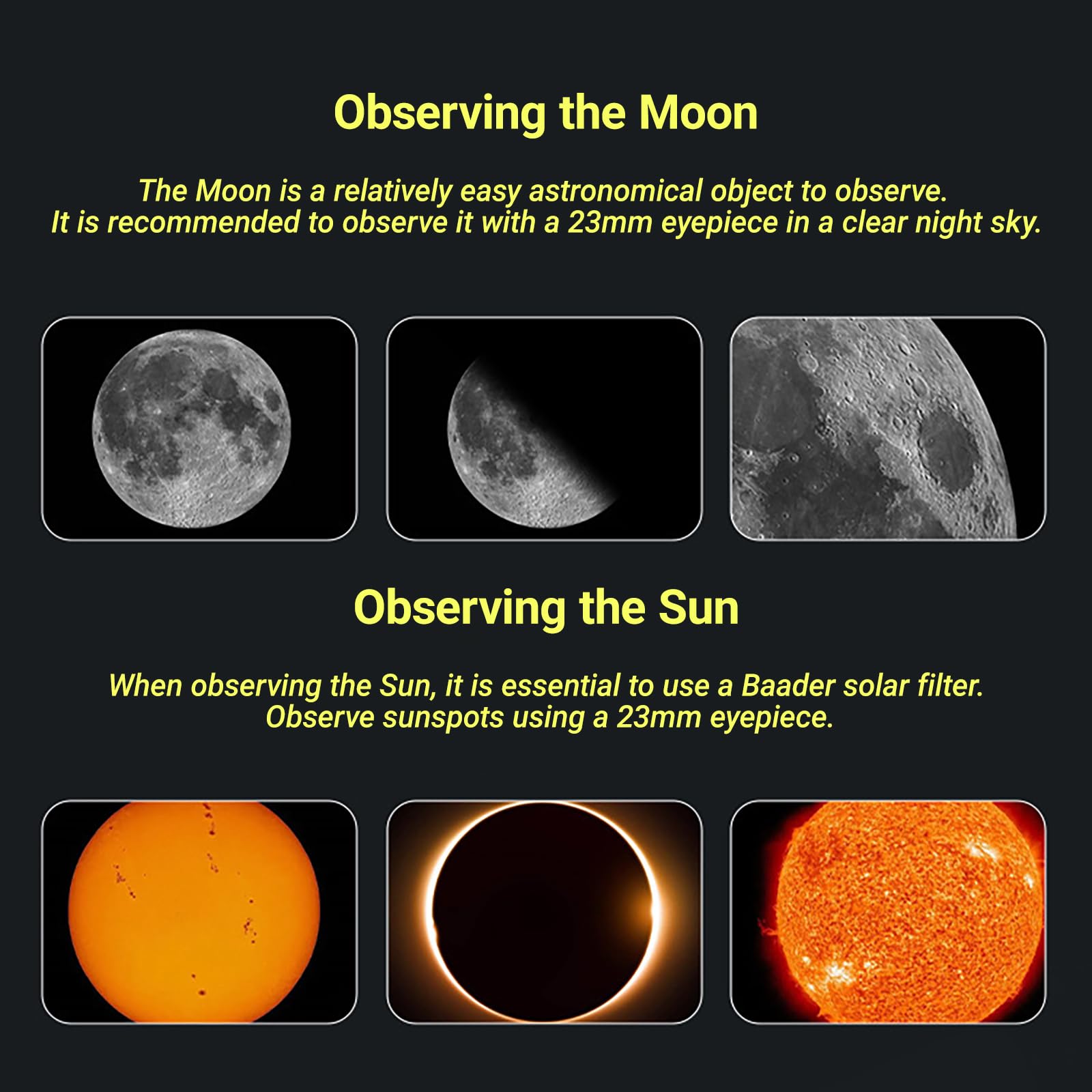 Telescopio Astronómico para Niños Adultos, 70mm Apertura 300mm Telescopio Refractor Portable, 15-150X, Alta Transmisión, con Trípode Ajustable y Soporte para Teléfono para Astronomía Principiantes