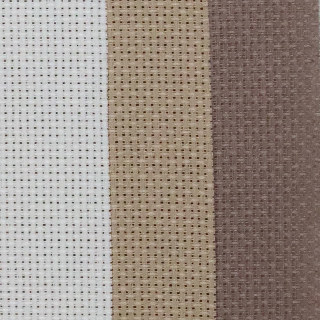 KCS 3 pc of 15" x 18"(38cmx45cm) 16 Count Cross Stitch Cotton Aida Cloth Needlework Rolled Fabric Box,16CT,Antique White +Coffee+Khaki