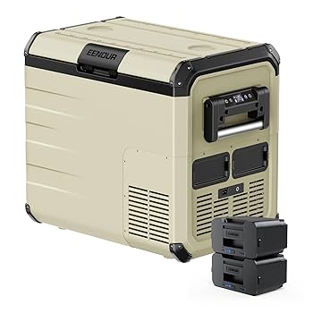 【しぃさま専用】EENOUR 45Lポータブル冷蔵庫 バッテリー付き 車載冷蔵庫 車載冷蔵庫D45｜45L – EENOUR