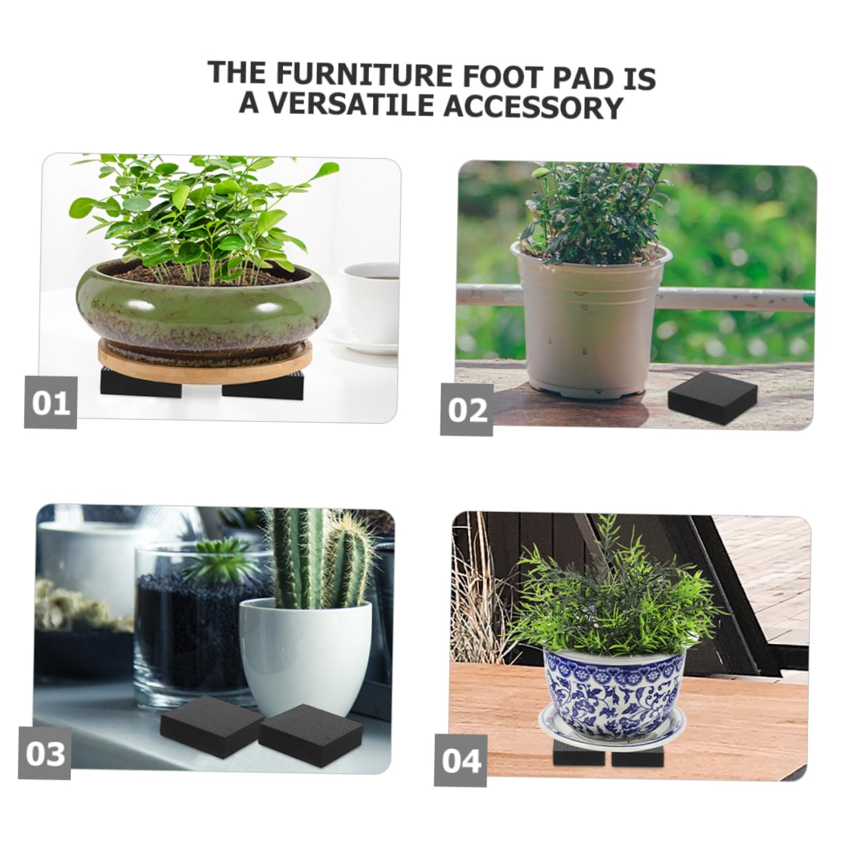 Toyvian Elevadores De Muebles Antideslizantes para Patas De Sofá Y Muebles Altura Y Reduce El Ruido para Cocinas 8 Piezas X 4