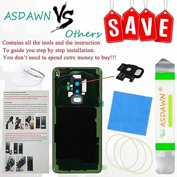 Galaxy - back to love　Galaxy S9 Plus 未使用 交換品 Amazon.com: Galaxy S9+ Replacement Rear Back Glass Cover