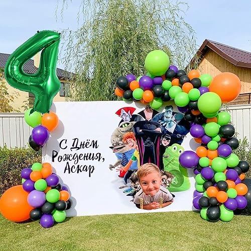 Miniatura 3 de TONIFUL Globo verde oscuro de 40 pulgadas con números grandes del 0 al 9 (cero nueve), decoración de fiesta de cumpleaños, globo digital de número