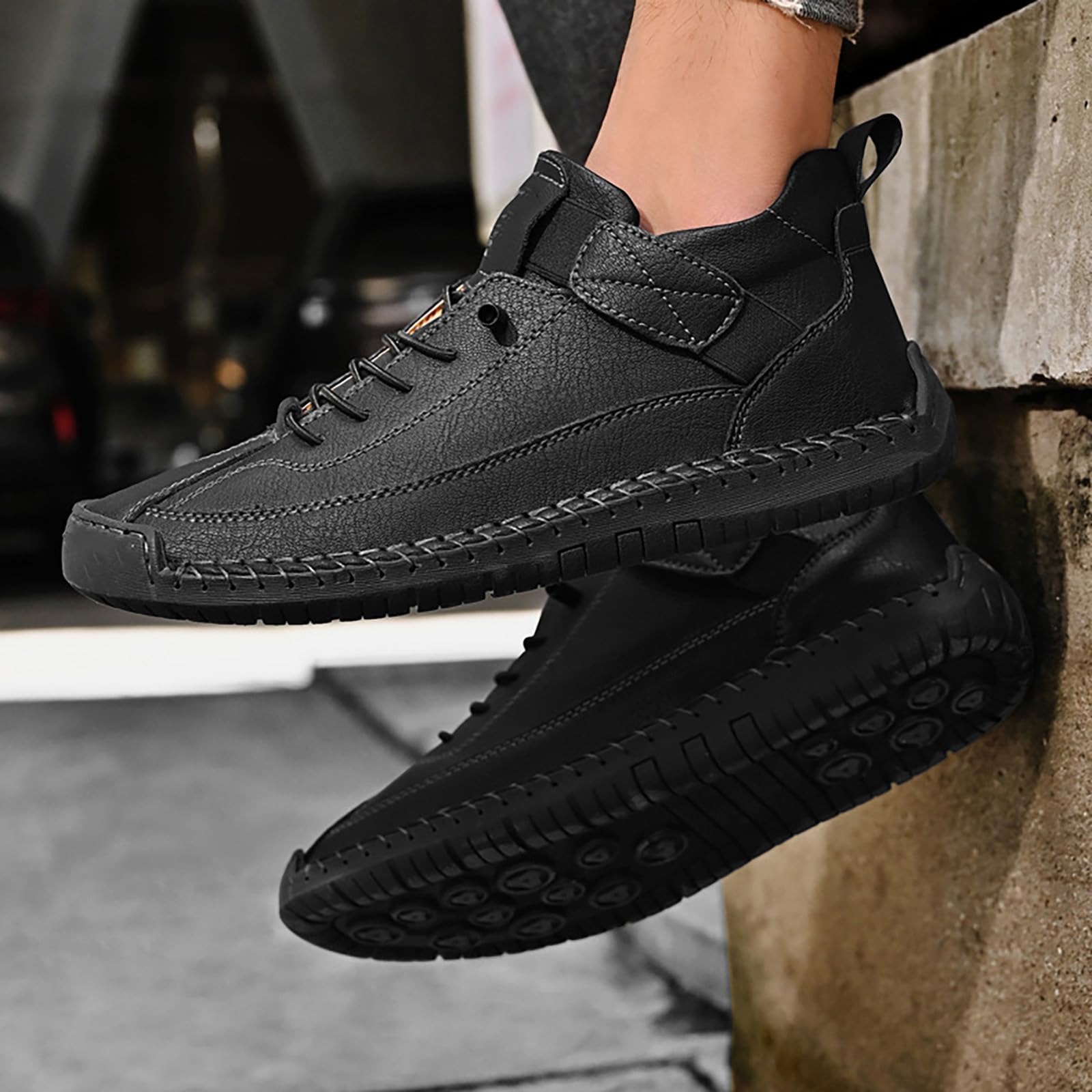 Sneaker & Sportschuhe Für Herren Leder Wanderschuhe Wasserdicht Sneaker
