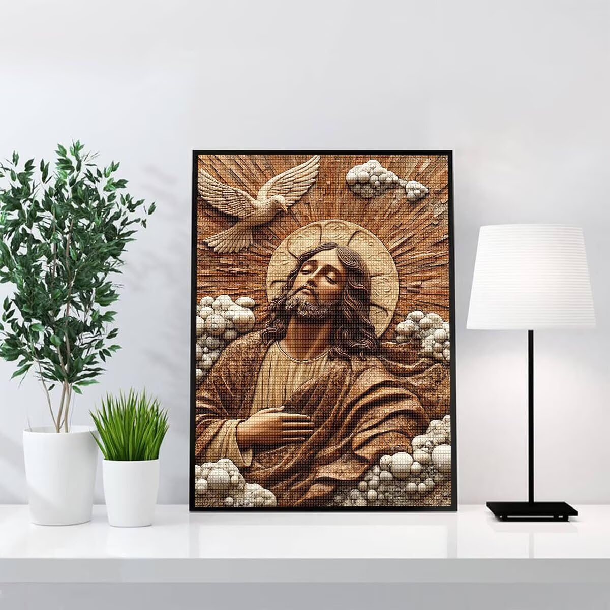Diamond Painting Kit Completo, Diamond Painting Astratto, 5D Quadrato Pittura Diamante Kit Manualidades Adultos DIY Diamantini Crystal Art Disegni Ricamo Punto Croce Artigianale, 80x100cm Uomo j0-759