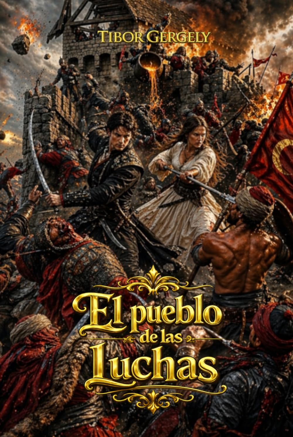 El pueblo de las luchas: Eger, 1552: Un soldado del futuro en una épica histórica de guerra basada en hechos reales