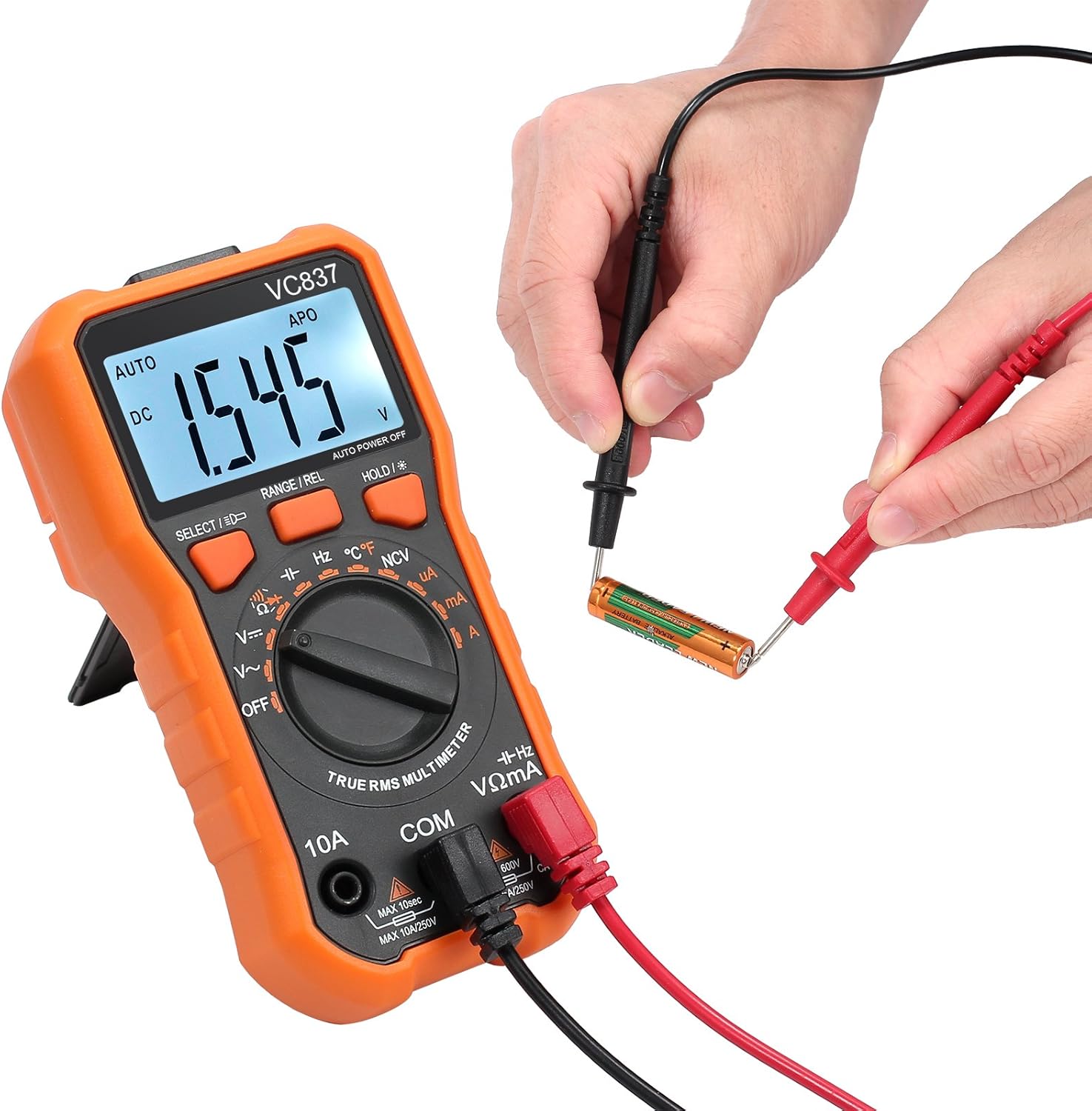 Blасk Frіdау - 70% оƒƒ Proster Autoranging Multimeter 6000 Counts AC DC Current Tester Voltage Meter Volt Ohm Meter with Alligator Clips TRMS NCV Temperature Capacitance Diode Audible Continuity Meter Fеаturеd Prоduсt Proster Autoranging Multimeter 6000 Counts AC DC Current Tester Voltage Meter Volt Ohm Meter with Alligator Clips TRMS NCV Temperature Capacitance Diode Audible Continuity Meter