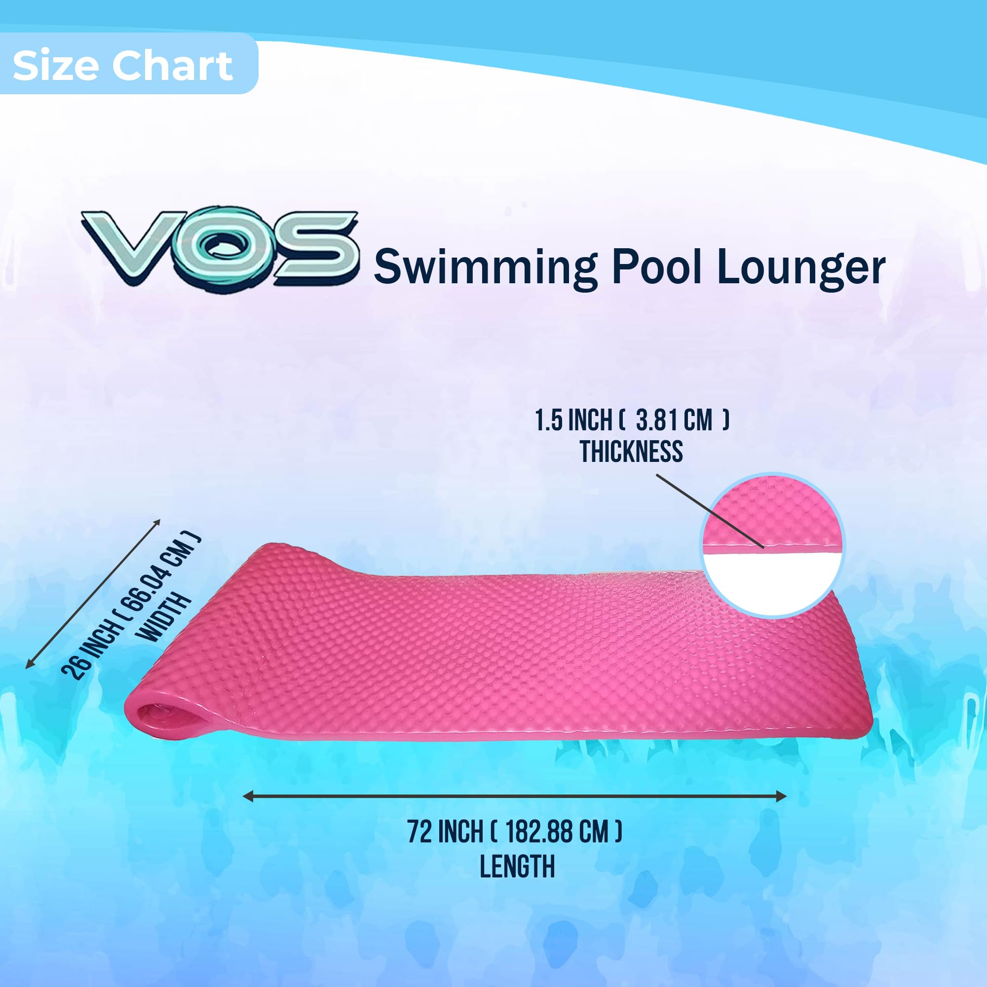 VOS Infinity Flotteur à effusion pour piscine et lac