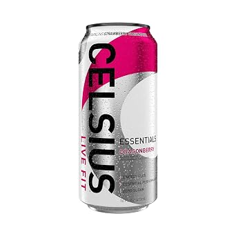 CELSIUS ESSENTIALSTM Sparkling Dragonberry, Sugar Free Performance Energy Drink, 16 Fl Oz (Pack of 12)