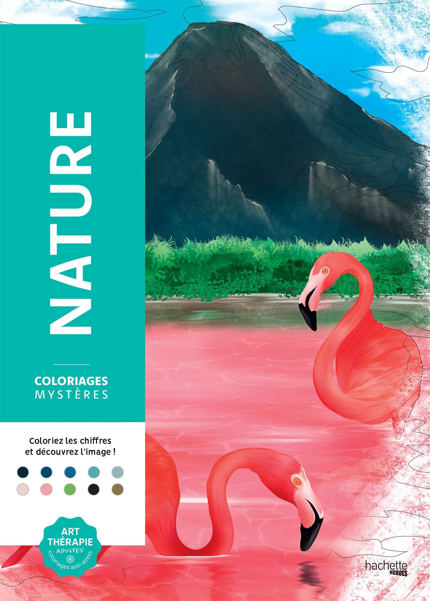 HACHETTE PRAT Coloriages mystères Nature Paperback – Big Book, 18 April 2018