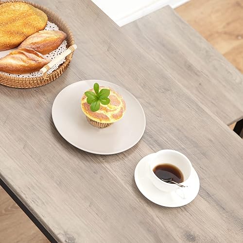 Miniatura 9 de HOOBRO Bar Table and Chairs Set, 47.2” Rectangular Pub Table with 2 Stools for Small Space, High Top Table, 3-Piece Breakfast Set, Sturdy Metal