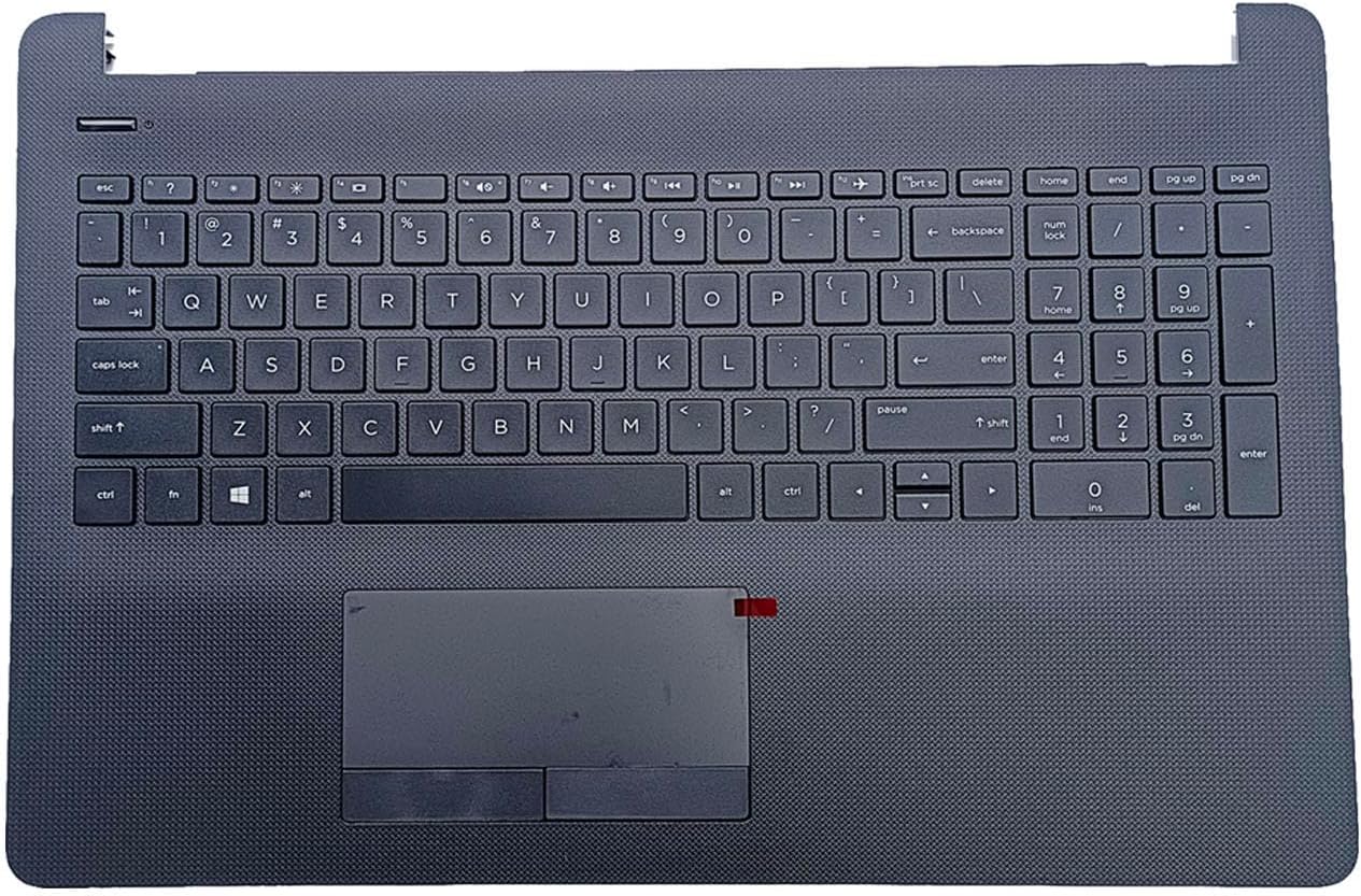 Replacement for HP Pavilion 15-BS 15-BU 15-BW 15-BS020WM 250 G6 255 G6 256 G6 Laptop Upper Case Palmrest Keyboard Touchpad Assembly Part 15.6" 925010-001 925008-001 929906-001 Top Cover Black
