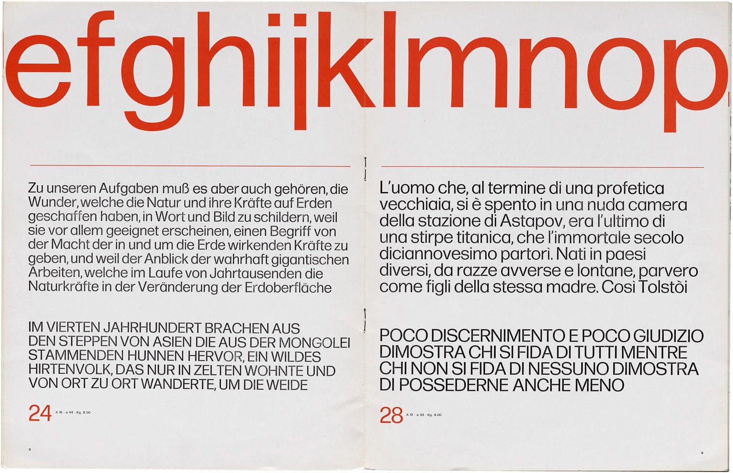 Type by Aldo Novarese: Collected Specimen Booklets      Hardcover – March 4, 2025