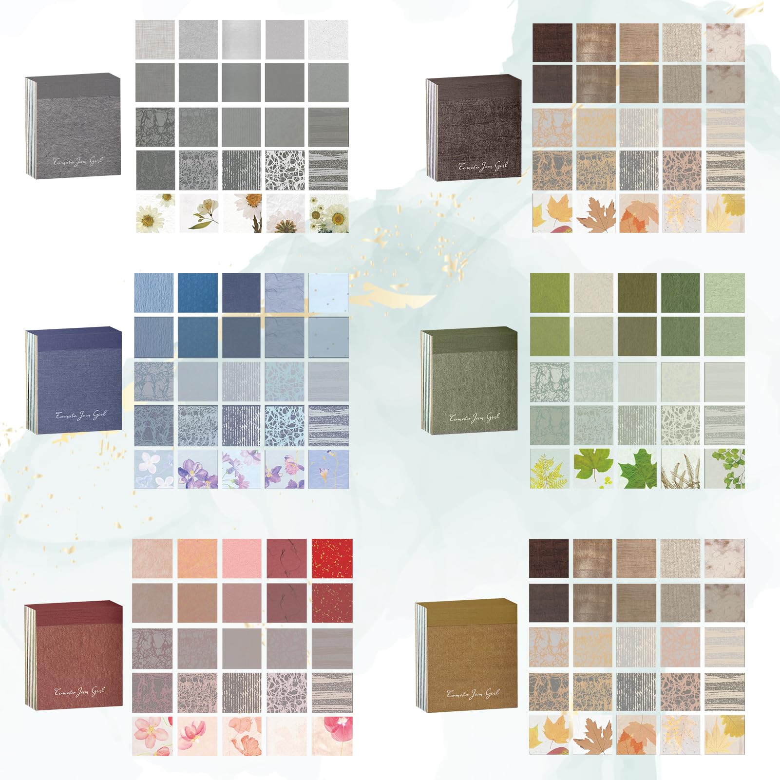 300 Feuilles De Papier Scrapbooking Vintage,6 X 6 Cm Fournitures De Journalisation