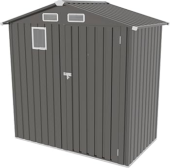hooo…ページ Amazon.com : Vigo huseeo 6x3.6FT Outdoor Storage Shed, Galvanized