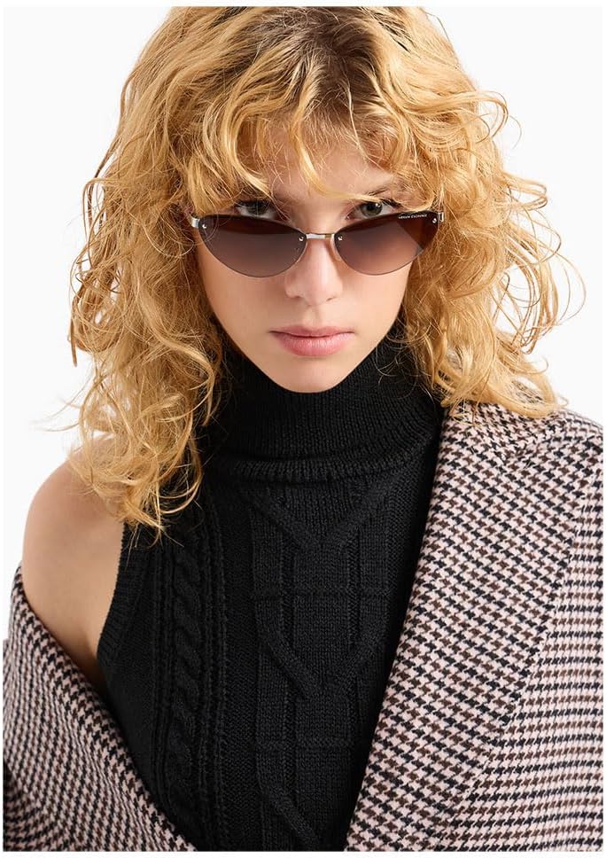 Armani Exchange Womens Sleeveless Turtle-Neck Sweater - Image 5