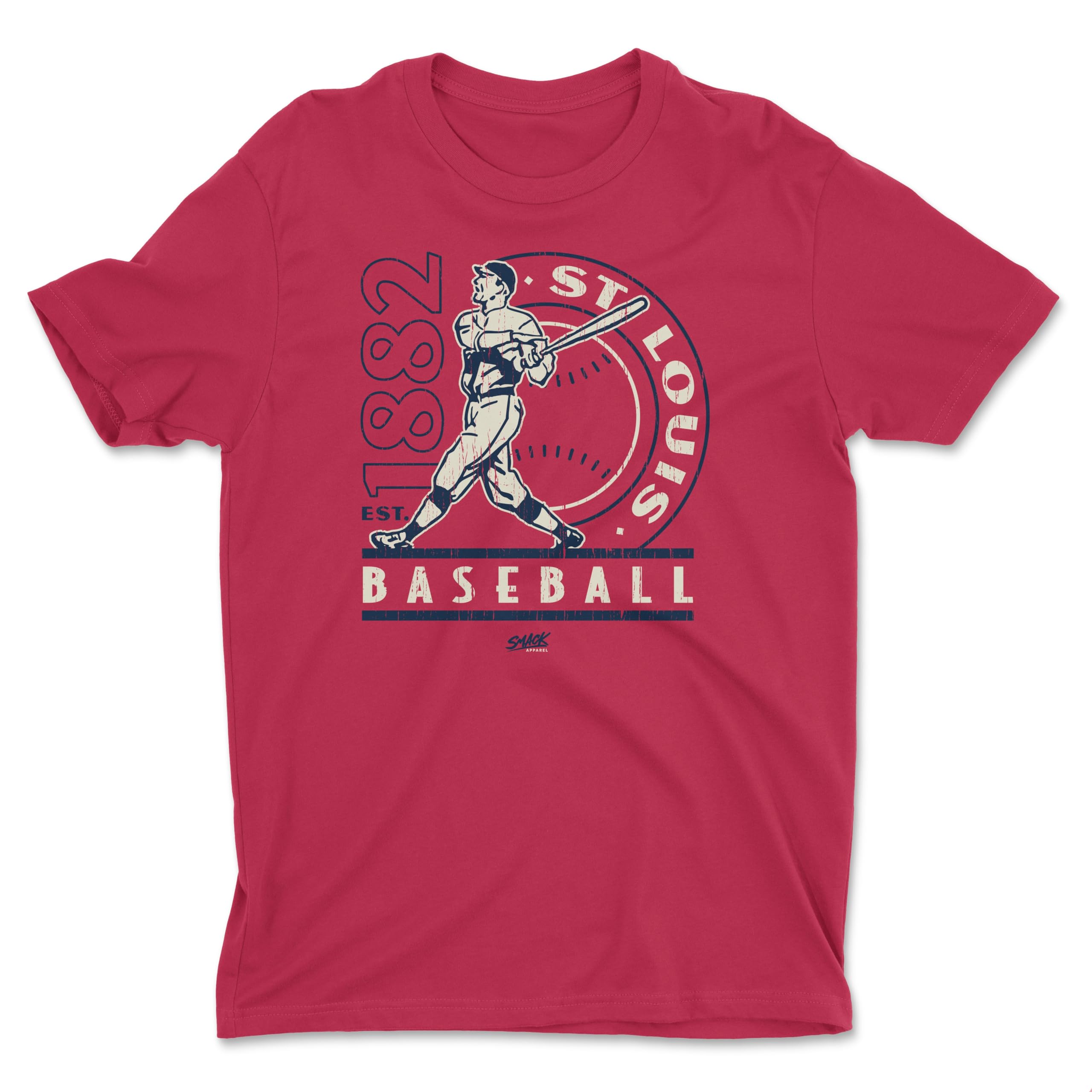 St. Louis Baseball - Est. 1882 Soft Style T-Shirt for St. Louis Baseball Fans (SM-5XL)